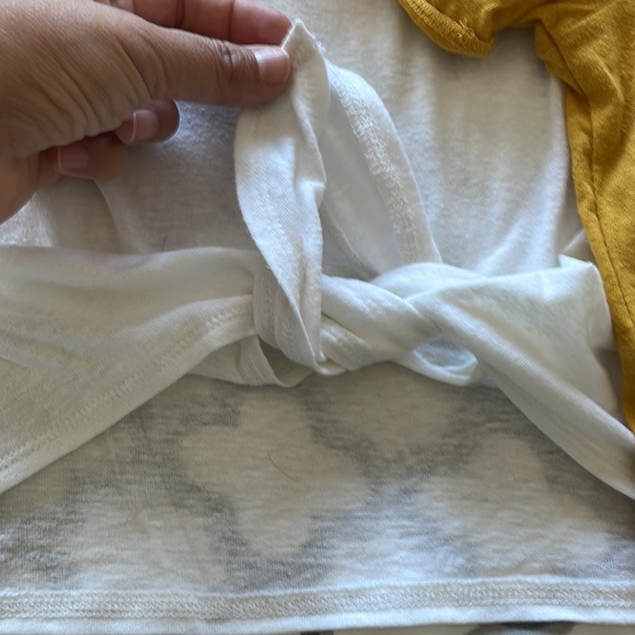 J. Crew tie front tshirts, size medium - Picture 5 of 5